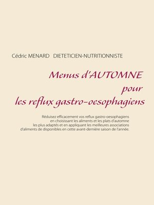 cover image of Menus d'automne pour les reflux gastro-oesophagiens